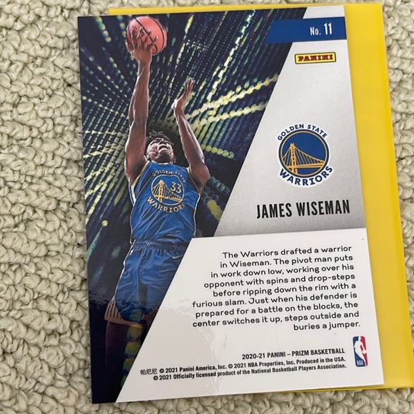 NBA Prizm Instant Impact James Wiseman Rookie Card - Picture 2 of 2